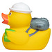 Schnabels® Bade-Ente Globetrotter, bunt