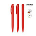 senator® Druckkugelschreiber Nature Plus, blaue Mine, rot 485