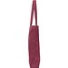 Shopper aus recycelter Baumwolle und Polyester NINA, burgund