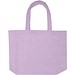Siam GRS-recycelte Strandtragetasche aus Frottee 13 L, fliederfarben
