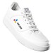 Weißer Sneaker BAYLOR – Low-Cut Freizeitschuh, 44, Weiß