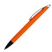 Softtouch-Drehkugelschreiber Winnipeg, blaue Mine, orange