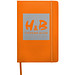 Notizbuch Spectrum, DIN A5, liniert, orange