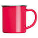 Stahltasse Trezzo,rot