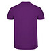 Star Poloshirt für Herren, lila, M