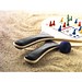 Strandspiel aus Holz Colby, schwarz