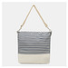 Strandtasche JUIST,beige, blau