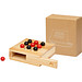 Strobus Tic-Tac-Toe Spiel aus Holz, natur