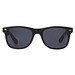 Sun Ray Sonnenbrille aus recyceltem Kunststoff, schwarz