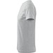 T-Shirt Herren Basic, 4XL, hellgrau melliert