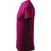 T-Shirt Herren Basic, S, fuchsia rot