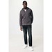 Iqoniq Abisko Zip-Kapuzenpullover aus recycelter Baumwolle, anthrazit, XXS
