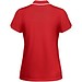 Tamil Sport Poloshirt für Damen, rot, L