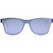 Tan Sonnenbrille mit Bambusbügeln, silber