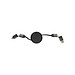 Terra aufrollbares 6-in-1-Kabel aus RCS recyceltem Aluminium, grau