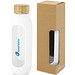Tidan 600 ml Flasche aus Borosilikatglas mit Silikongriff, weiss