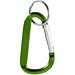 Timor Karabiner Schlüsselanhänger aus recyceltem Aluminium, grün