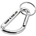 Timor Schlüsselanhänger mit Karabiner, silber