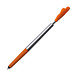 Touch-Kugelschreiber Smile-Hand, blaue Mine, Orange
