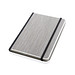 Treeline A5 Deluxe Notizbuch mit Holzeinband, grau