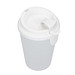 Trinkbecher Turin mit Deckel, 400 ml, weiß