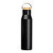 Trinkflasche aus recyceltem Edelstahl , schwarz