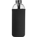 Trinkflasche mit Neoprensleeve 1,0 l, schwarz