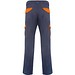 Trooper Arbeitshose, 250 g/m 2, blei/orange, 60
