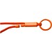 Tubyard Lanyard mit Band aus recyceltem Kunststoff, orange