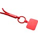 Tubyard Lanyard mit Telefonhalterung und Band aus recyceltem Kunststoff, rot