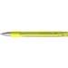 uma® LOOK grip transparent M SI Druckkugelschreiber, gelb