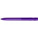 uma® YES transparent Druckkugelschreiber, violett