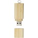 USB-Stick 2.0 aus Bambus mit Schlüsselanhänger, natural, 32GB