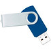 USB-Stick in Metallbox, 128 GB, Blau