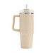 Vakuum-Trinkbecher DRINK DELUXE,beige