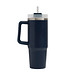 Vakuum-Trinkbecher DRINK DELUXE,marineblau