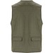 Venera Arbeitsweste mit V-Ausschnitt und mehreren Taschen, 200 g/m2, militärgrün, 3XL