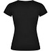 Victoria T-Shirt mit V-Ausschnitt für Damen, schwarz, S