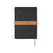 VINGA Bosler Notizbuch aus RCS recyceltem Canvas, schwarz