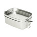 Vorratsdose Double 19x13,5x8,5 cm, silber