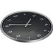Wanduhr mit Click-System, schwarz
