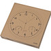 Wanduhr mit Hygro - und Thermometer, schwarz