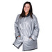 Wende-Regenjacke Nanterre,schwarz / silber