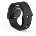WILES. Smartwatch mit 1.85"-Bildschirm, IPX4, 3 Tage Akkulaufzeit und Silikonarmband, Schwarz