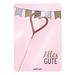 Wondercandle Mini mit Wondercard, Herz, silber, 1-seit. Druck