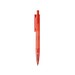 X3 Frosted-Pen aus GRS recyceltem PC, rot