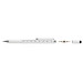 XD COLLECTION Aluminium Tool-Stift 5-in-1, blaue Mine, weiß