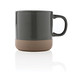 XD COLLECTION Becher aus glasiertem Keramik, grau
