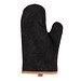XD COLLECTION Canvas Ofenhandschuh Deluxe, schwarz