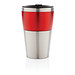 XD COLLECTION Isolierbecher Highland, 350 ml, rot/silber